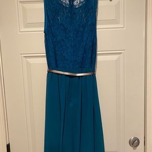 AB studios women’s cocktail dress in teal